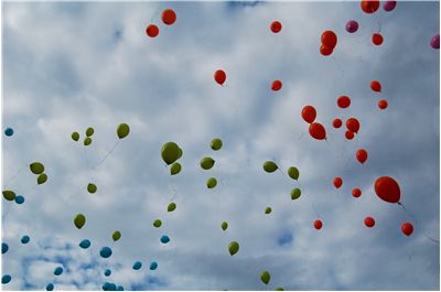 Picture Of Balloons In Sky