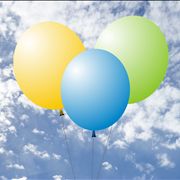 Picture Of Toy Ballons On Sky